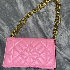 Shein Pink Quilted Bag